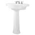 0282800.020 Retrospect 8-in Widespread Pedestal Sink Top and Leg Combination, White
