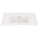 0298008.020 Town Square S Vanity Top with 8-in Widespread, White