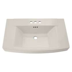 0328004.222 Townsend 4-in Centerset Pedestal Sink Top, Linen