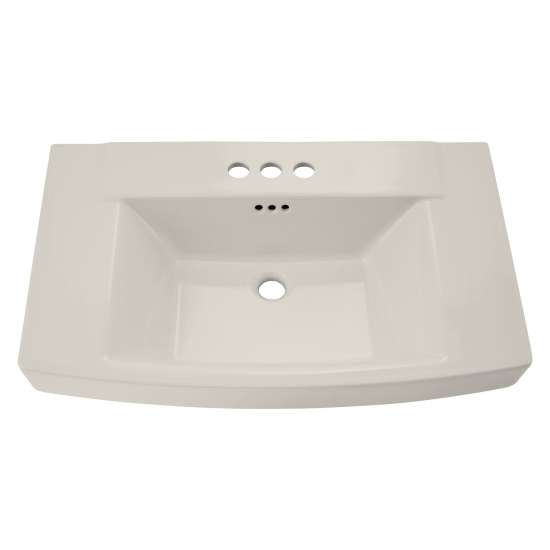 0328004.222 Townsend 4-in Centerset Pedestal Sink Top, Linen