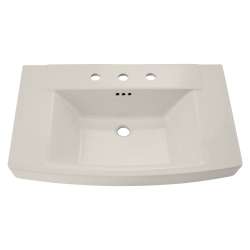 0328008.222 Townsend 8-in Widespread Pedestal Sink Top, Linen