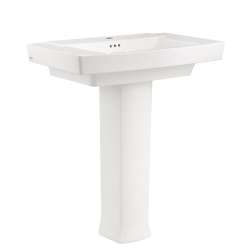 0328100.020 Townsend Center Hole Only Pedestal Sink Top and Leg Combination, White