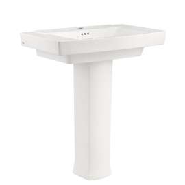 0328100.020 Townsend Center Hole Only Pedestal Sink Top and Leg Combination, White