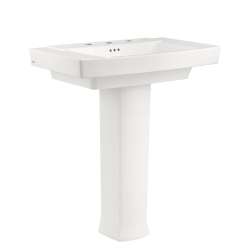0328800.020 Townsend 8-in Widespread Pedestal Sink Top and Leg Combination, White