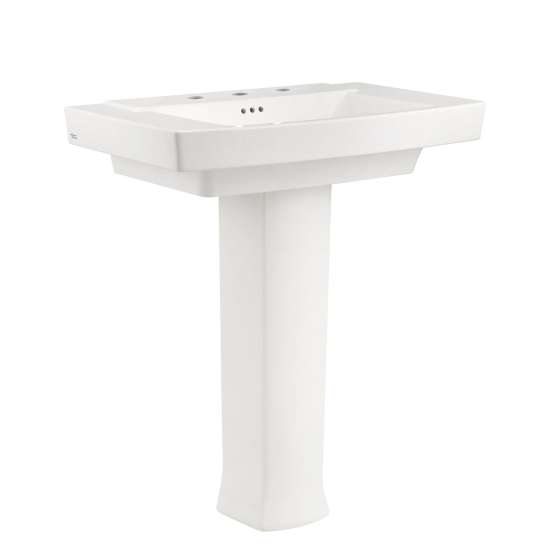 0328800.020 Townsend 8-in Widespread Pedestal Sink Top and Leg Combination, White
