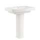 0328800.020 Townsend 8-in Widespread Pedestal Sink Top and Leg Combination, White