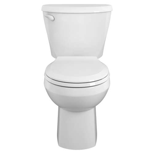 250DA104.020 Colony 1.28 gpf and 4.8 Lpf Two-Piece Round-Front Toilet Less Seat, White 