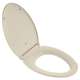 5055A65PT.021 Seats Contemporary Slow Close and Easy Lift Off Elongated Toilet Seat, Bone 