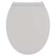 5055B65PT.020 Seats Contemporary Slow Close and Easy Lift Off Round Front Toilet Seat, White 