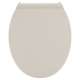 5055B65PT.222 Seats Contemporary Slow Close and Easy Lift Off Round Front Toilet Seat, Linen 