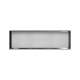 SMSTH4614-BS27VB 46-in x 4-in x 14-in Recessed Stainless Steel Horizontal Shower Storage Pod, Brushed Stainless With Back Lined In Grey Stone (Velvet Smooth Finish)