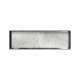 SMSTH4614-BS47VB 46-in x 4-in x 14-in Recessed Stainless Steel Horizontal Shower Storage Pod, Brushed Stainless With Back Lined In Carrara (Velvet Smooth Finish)