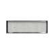 SMSTH4614-BS47B 46-in x 4-in x 14-in Recessed Stainless Steel Horizontal Shower Storage Pod, Brushed Stainless With Back Lined In Carrara (4-in x 8-in Subway Tile Pattern)