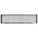 SMSTH5814-BS27B 58-in x 4-in x 14-in Recessed Stainless Steel Horizontal Shower Storage Pod, Brushed Stainless With Back Lined In Grey Stone (4-in x 8-in Subway Tile Pattern)