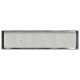 SMSTH5814-BS47B 58-in x 4-in x 14-in Recessed Stainless Steel Horizontal Shower Storage Pod, Brushed Stainless With Back Lined In Carrara (4-in x 8-in Subway Tile Pattern)