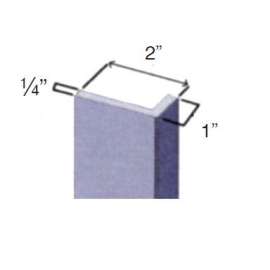 96in Over-tile trim, White