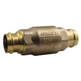 Ball Cone Check Valve, Lead Free Bronze, Press Connection Type, 3/4-in