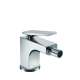 Axor Citterio Single-Hole Bidet Faucet With Pop-Up Drain- Rhombic Cut, 1.5 Gpm In Chrome, 39201001