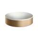 Axor Suite Sinks Round Sink Without Overflow, 15 3/4" In Brushed Bronze, 42001140