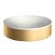 Axor Suite Sinks Round Sink Without Overflow, 15 3/4" In Brushed Gold Optic, 42001250