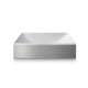 Axor Suite Sinks Square Sink Without Overflow, 15 3/4" X 15 3/4" In Brushed Nickel, 42003820