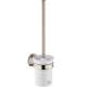 Axor Montreux Toilet Brush With Holder, Wall-Mounted In Brushed Nickel, 42035820