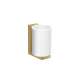 Axor Universal Rectangular Toothbrush Tumbler In Brushed Gold Optic, 42604250