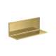 Axor Universal Rectangular Shelf, 12" In Polished Gold Optic, 42644990