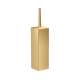Axor Universal Rectangular Toilet Brush Holder, Wall-Mounted In Brushed Gold Optic, 42655250