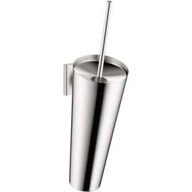 Axor Starck Organic Toilet Brush With Holder Wall-Mounted In Chrome, 42735000