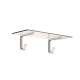 Axor Universal Softsquare Towel Shelf With Robe Hooks In Polished Nickel, 42842830