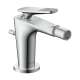 Axor Citterio C Single-Hole Bidet With Pop-Up Drain- Cubic Cut In Chrome, 49211001