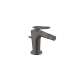 Axor Citterio C Single-Hole Bidet With Pop-Up Drain- Cubic Cut In Brushed Black Chrome, 49211341