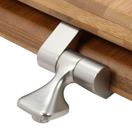 Wood Elongated Toilet Seat in Bamboo