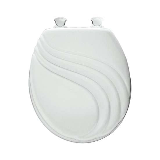 27EC Wood Round Toilet Seat