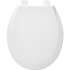 100EC 000 Plastic Round Toilet Seat in White