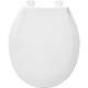 100EC 000 Plastic Round Toilet Seat in White
