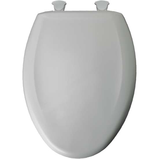 1200SLOWT 020 Plastic Elongated Slow-Close Toilet Seat in Crane White