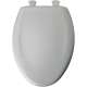 1200SLOWT 020 Plastic Elongated Slow-Close Toilet Seat in Crane White