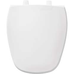 1240200 000 Plastic Round Toilet Seat in White