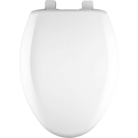 1250TTA 000 Plastic Elongated Toilet Seat in White
