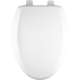 1250TTA 000 Plastic Elongated Toilet Seat in White