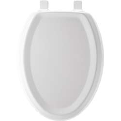 125EC 000 Wood Elongated Toilet Seat in White