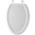 125EC 000 Wood Elongated Toilet Seat in White
