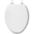 1400TTA 000 Wood Elongated Toilet Seat in White