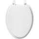 1400TTA 000 Wood Elongated Toilet Seat in White