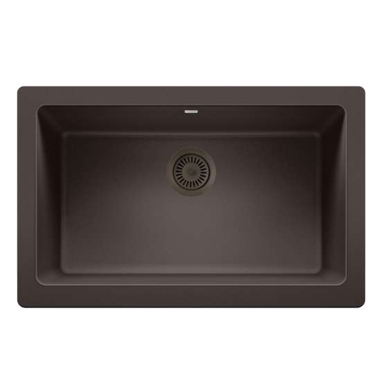 Color-Coordinated Metal Basket Strainer - Café, 240321