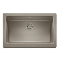 Color-Coordinated Metal Basket Strainer - Truffle, 240322