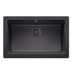 Color-Coordinated Metal Basket Strainer - Anthracite, 240323