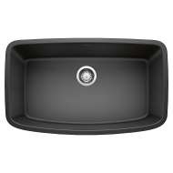 Valea SILGRANIT 32" Super Single Undermount Kitchen Sink - Anthracite, 441610